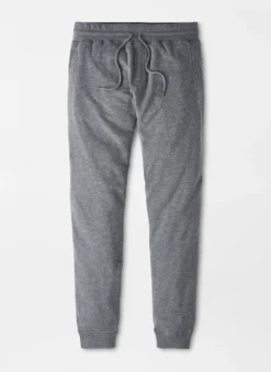 Peter Millar Lava Wash Garment Dyed Jogger: Gale Grey