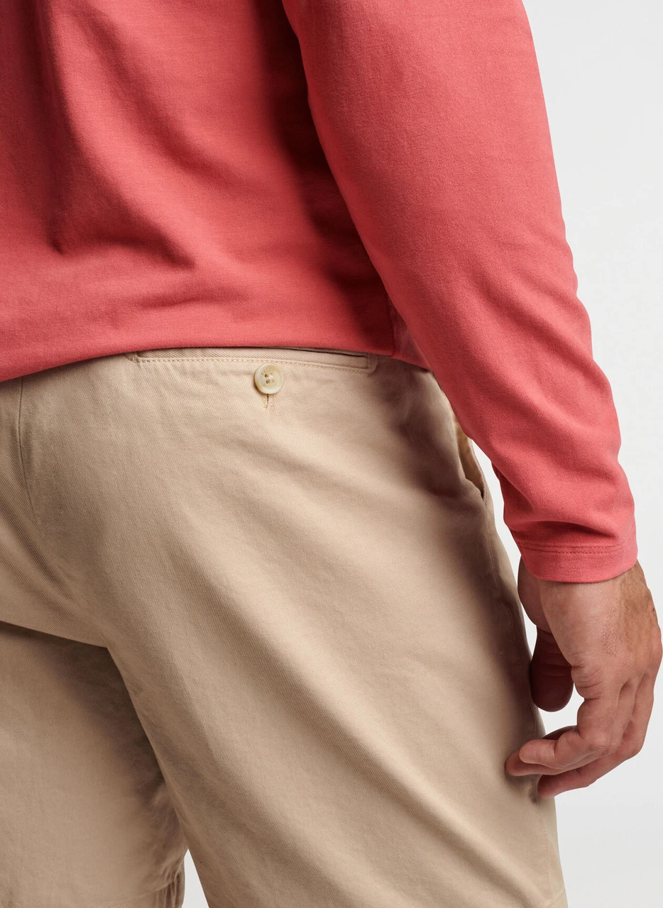 Peter Millar Pilot Twill Short: Khaki 5 Peter Millar Pilot Twill Short: Khaki - Image 5