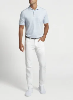 Peter Millar Eb66 Performance Five-Pocket Pant: White -Clothing Store ME0EB66FB WHT ALT A 96082.1651936731