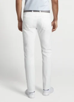 Peter Millar Eb66 Performance Five-Pocket Pant: White -Clothing Store ME0EB66FB WHT ALT B CF 84712.1651936728