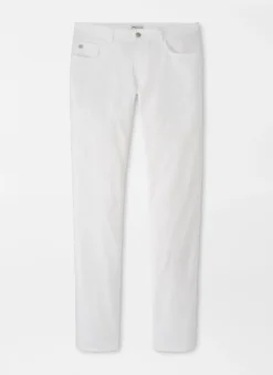 Peter Millar Eb66 Performance Five-Pocket Pant: White