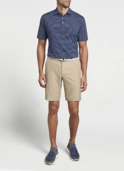 Peter Millar High Drape Performance Salem Short: Khaki -Clothing Store ME0EB82 KHA ALT A 62408.1644524593