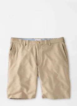 Peter Millar High Drape Performance Salem Short: Khaki
