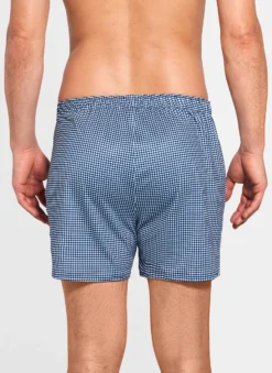 Peter Millar Nebraska Printed Gingham Check Stretch Jersey Boxer - Navy 5 Peter Millar Nebraska Printed Gingham Check Stretch Jersey Boxer - Navy -Clothing Store ME0EI03 NAV ALT B CF NEW.jpg.imgo 82710.1559835821