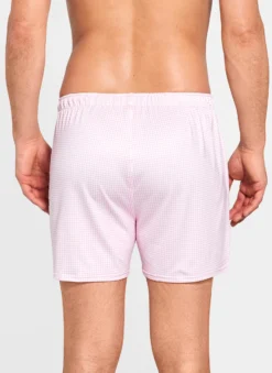 Peter Millar Nebraska Printed Gingham Check Stretch Jersey Boxer - Palmer Pink -Clothing Store ME0EI03 PALMP ALT B CF NEW.jpg.imgo 94618.1560200441