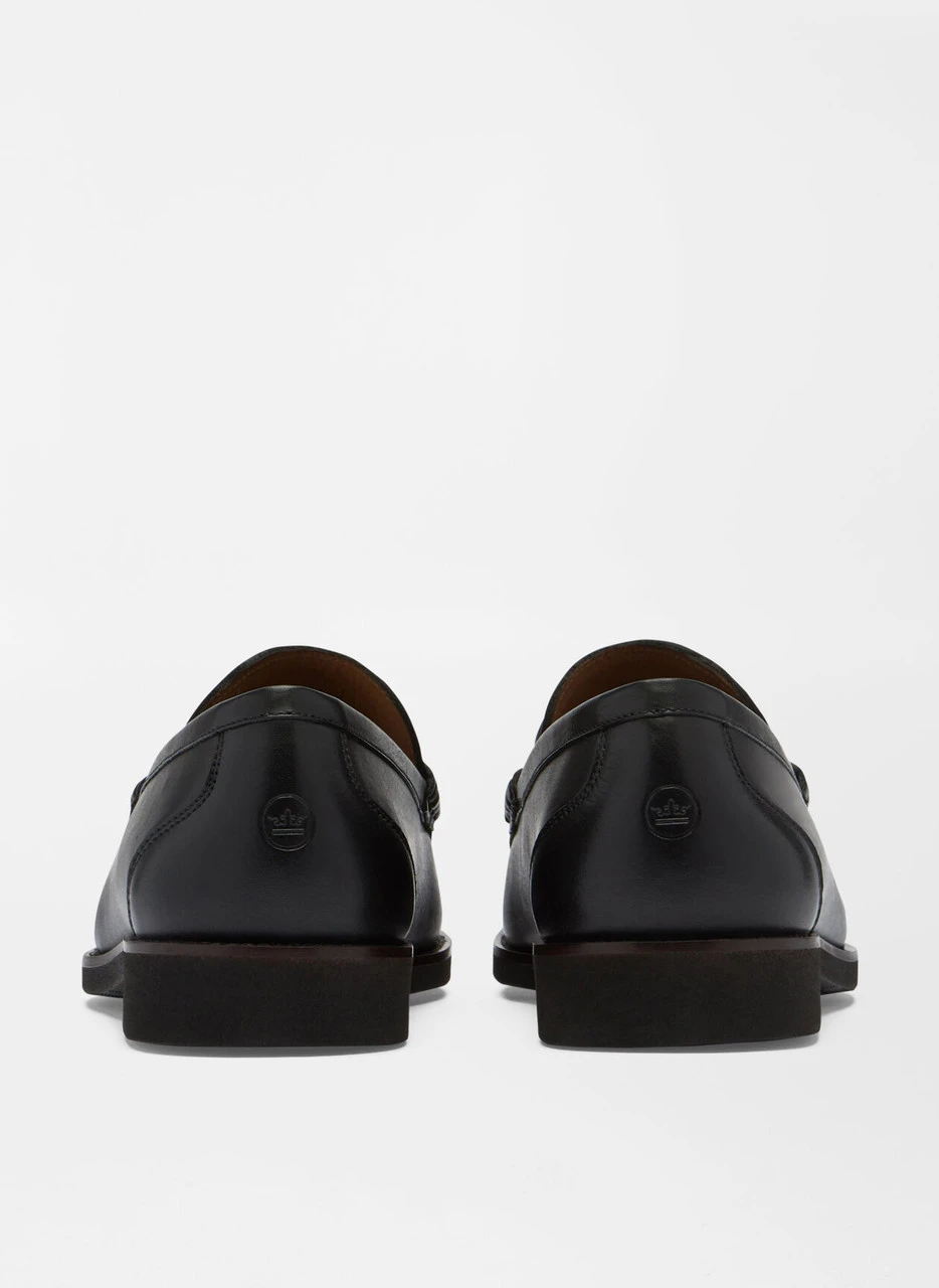 Peter Millar Leather Bit Loafer: Black 3 Peter Millar Leather Bit Loafer: Black - Image 3