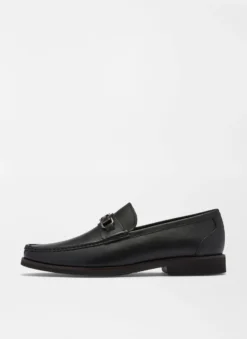 Peter Millar Leather Bit Loafer: Black 9 Peter Millar Leather Bit Loafer: Black -Clothing Store ME0F60 BLK ALT C 77450.1674496336