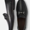 Peter Millar Leather Bit Loafer: Black