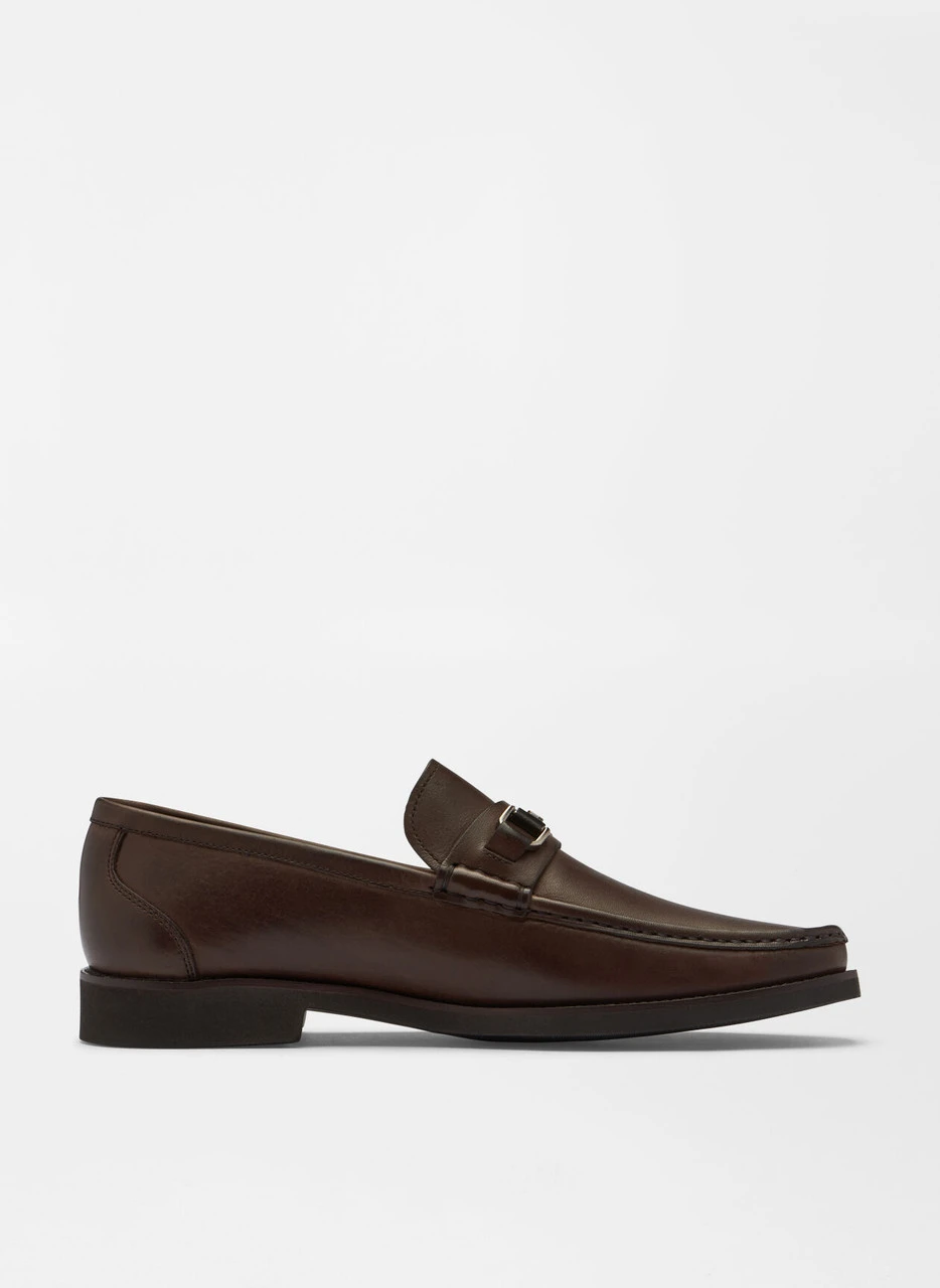 Peter Millar Leather Bit Loafer: Brown 5 Peter Millar Leather Bit Loafer: Brown - Image 5