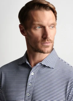 Peter Millar Mood Performance Mesh Polo: Navy -Clothing Store ME0XK51KH NAV ALT Z 91713.1674762734
