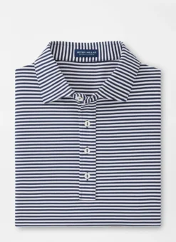 Peter Millar Mood Performance Mesh Polo: Navy