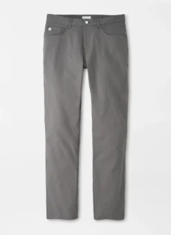 Peter Millar Eb66 Performance Five-Pocket Pant: Iron