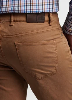 Peter Millar Crown Crafted Wayfare Five-Pocket Pant: British Tan -Clothing Store MF22XB60FB BTN ALT B 90627.1663623443
