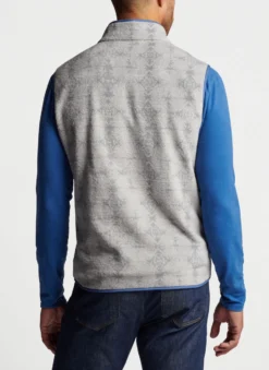 Peter Millar Micro Shearling Fleece Vest: Mountain Grey -Clothing Store MF22Z46A MTN ALT B CF 62300.1662647144