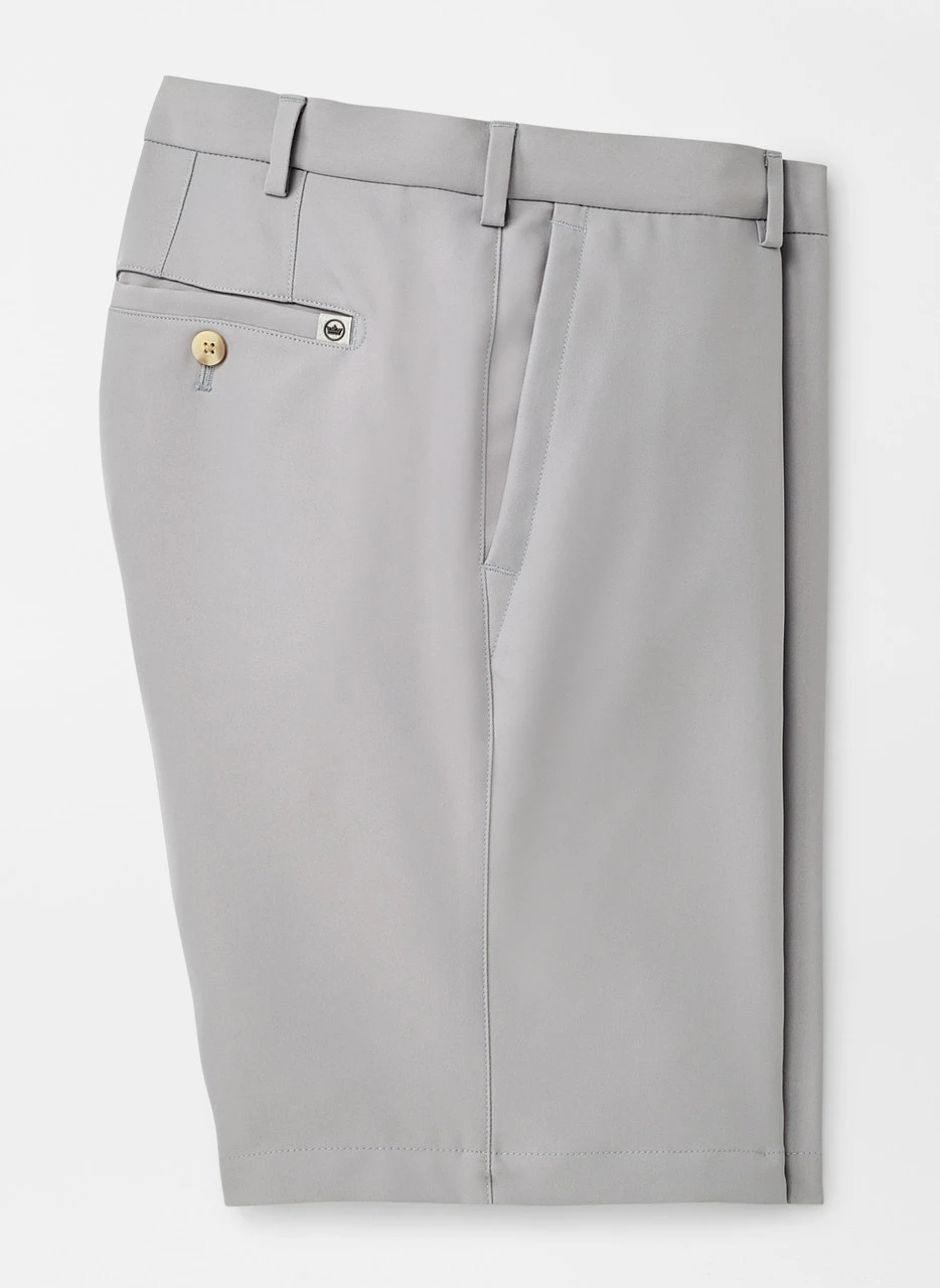 Peter Millar High Drape Performance Salem Short: Gale Grey 1 Peter Millar High Drape Performance Salem Short: Gale Grey