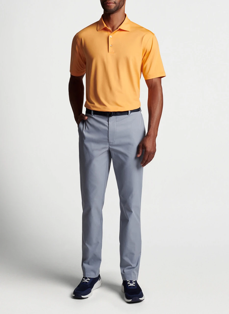 Peter Millar Solid Performance Jersey Polo: Golden Rays 2 Peter Millar Solid Performance Jersey Polo: Golden Rays - Image 2