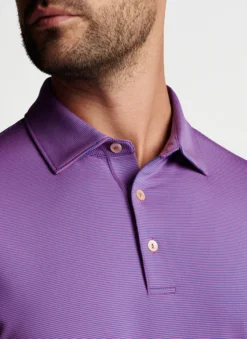 Peter Millar Jubilee Stripe Performance Polo: Havana Pink -Clothing Store MS23EK11S HAVPK ALT Z 37817.1679155062