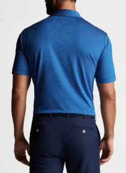 Peter Millar Halford Performance Jersey Polo: Starboard Blue -Clothing Store MS23EK12S STRBD ALT B CF 60666.1679159116
