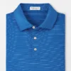 Peter Millar Halford Performance Jersey Polo: Starboard Blue