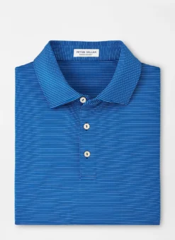 Peter Millar Halford Performance Jersey Polo: Starboard Blue