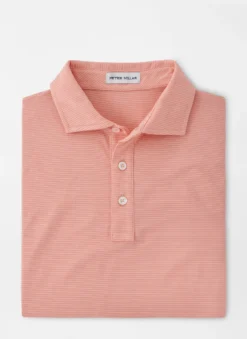 Peter Millar Pilot Mill Haynes Polo: Sunwashed Brick