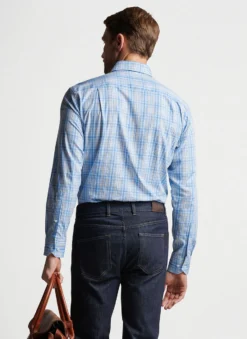Peter Millar Crown Crafted Beechers Cotton Sport Shirt: Blue Frost 7 Peter Millar Crown Crafted Beechers Cotton Sport Shirt: Blue Frost -Clothing Store MS23XW04LTC BFRST ALT B 91285.1678993399