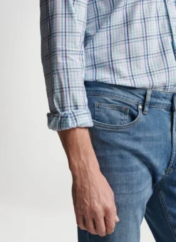 Peter Millar Caspian Cotton Sport Shirt: Multi -Clothing Store MS23XW05LTD MULTI ALT C 51254.1675198138