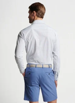 Peter Millar Crown Crafted Ryles Performance Poplin Sport Shirt: North Sky -Clothing Store MS23XW56LTCP NSKY ALT B CF 13791.1678994974