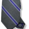 R Hanauer Olive/Blue Turner Stripe Tie