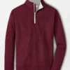 Peter Millar Perth Quarter-Zip: Maroon