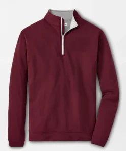 Peter Millar Perth Quarter-Zip: Maroon