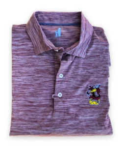 Johnnie-O Huron Performance Polo: Maroon - Swinging Cocky