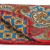R. Hanauer Red Lucille Paisley Pocket Square