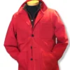Seaward And Stearn Work Coat: Red/Mustard