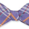 R Hanauer Roslyn Plaid Bowtie - Violet