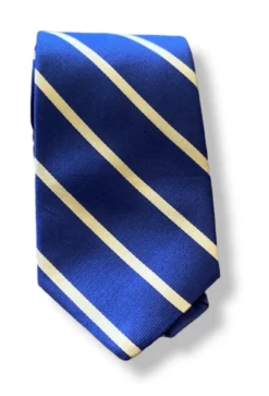 R. Hanauer Buckingham Stripe Necktie: Royal