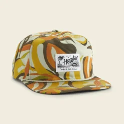 Howler Brothers Monstera Mash Snapback: Citron