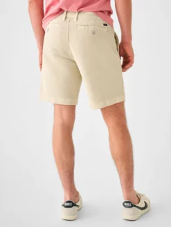 Faherty Stretch Terry™ Short (7.5" Inseam): Stone -Clothing Store SP23 faherty mens MBS2314 STN STRETCH TERRY SHORT 8 IN STONE back 1jpg 1000x 74204.1679334975