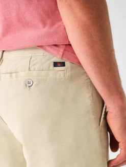 Faherty Stretch Terry™ Short (7.5" Inseam): Stone -Clothing Store SP23 faherty mens MBS2314 STN STRETCH TERRY SHORT 8 IN STONE detail 2 1000x 74128.1679334970