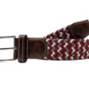 Roostas The Santa Fe Two Toned Woven Elastic Stretch Belt
