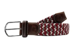 Roostas The Santa Fe Two Toned Woven Elastic Stretch Belt