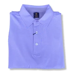Craig Reagin Sugar Stripe Polo: Lilac