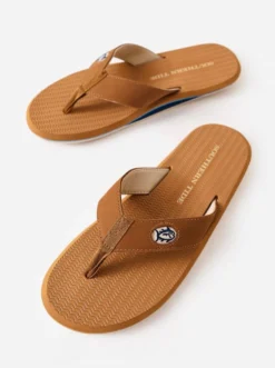 Southern Tide - Men's Leather Upper Flipjacks: Sandbar