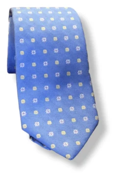 R. Hanauer Sullivan Floral Necktie: Cobalt