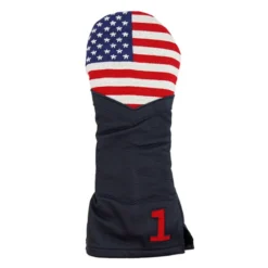 Smathers And Branson Leather Headcover - Big USA Flag