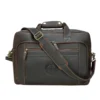 Perfect Pattern Leather "Greenhead" An Original Bottomland Full Grain Italian Leather Briefcase