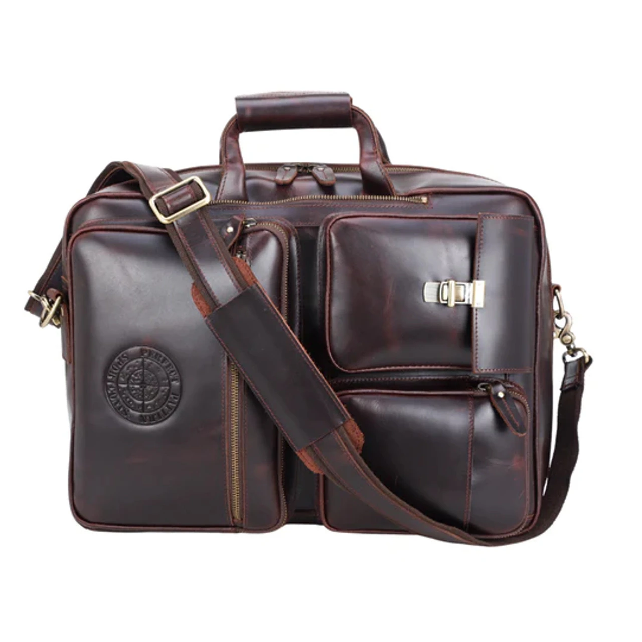 Perfect Pattern Leather "Pintallard" A Hybrid Briefcase/Backpack 1 Perfect Pattern Leather "Pintallard" A Hybrid Briefcase/Backpack