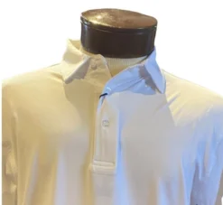 Craig Reagin Solid Polo: White