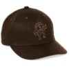Filson Heritage Ball Cap: Dark Brown/Look Alive