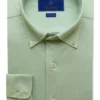 David Donahue Grass Oxford Knit Shirt